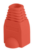FUNDA PROTECTOR LANBERG CONECTOR RJ45 (PACK 100 UDS) ROJO