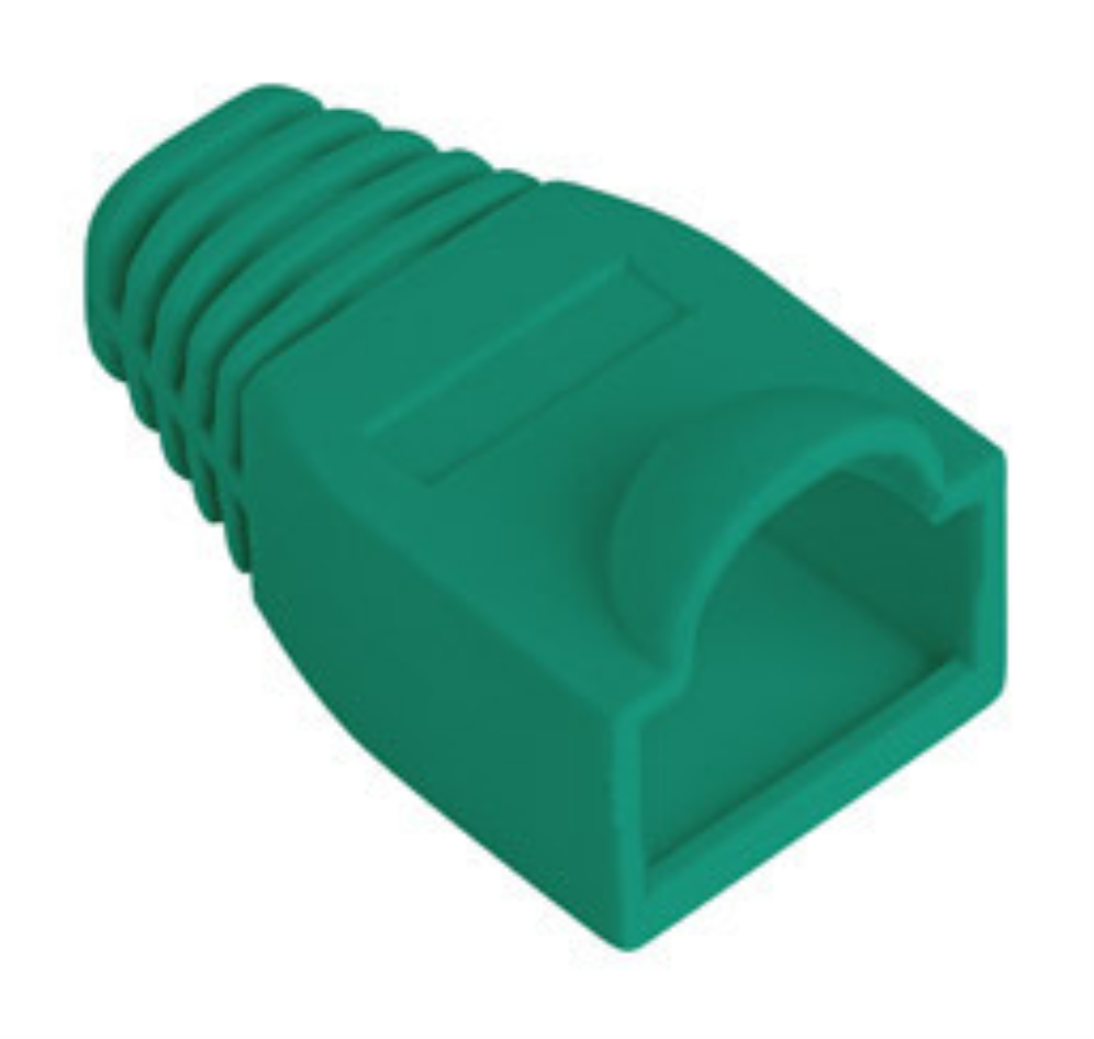 FUNDA PROTECTOR LANBERG CONECTOR RJ45 (PACK 100 UDS) VERDE - detalle