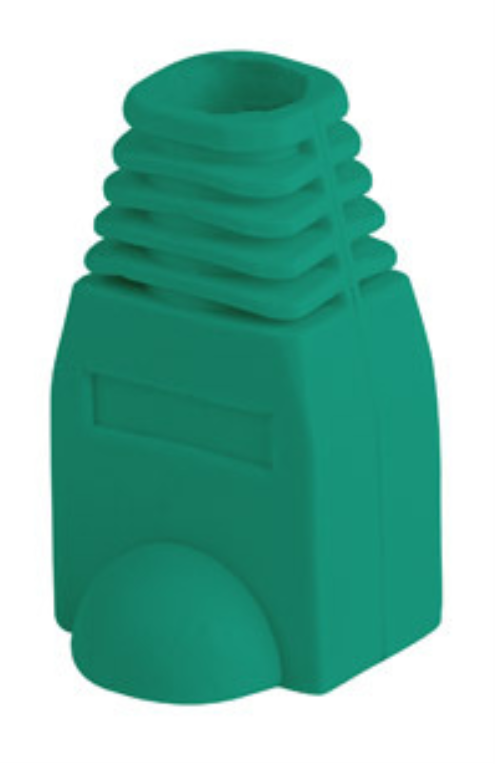 FUNDA PROTECTOR LANBERG CONECTOR RJ45 (PACK 100 UDS) VERDE