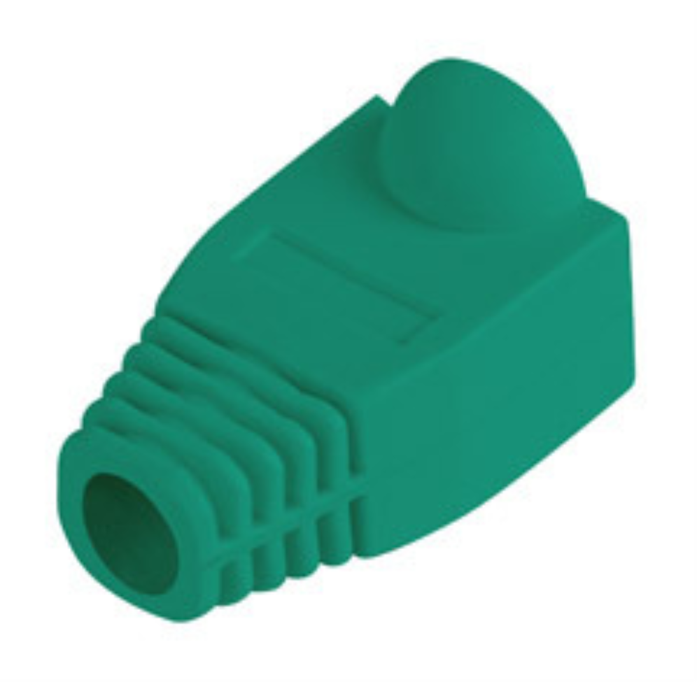 FUNDA PROTECTOR LANBERG CONECTOR RJ45 (PACK 100 UDS) VERDE - detalle