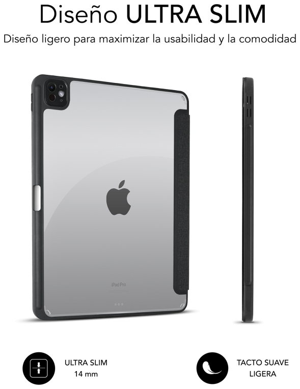 FUNDA TABLET SUBBLIM CLEAR SHOCK CASE IPAD PRO 11 2024 - detalle
