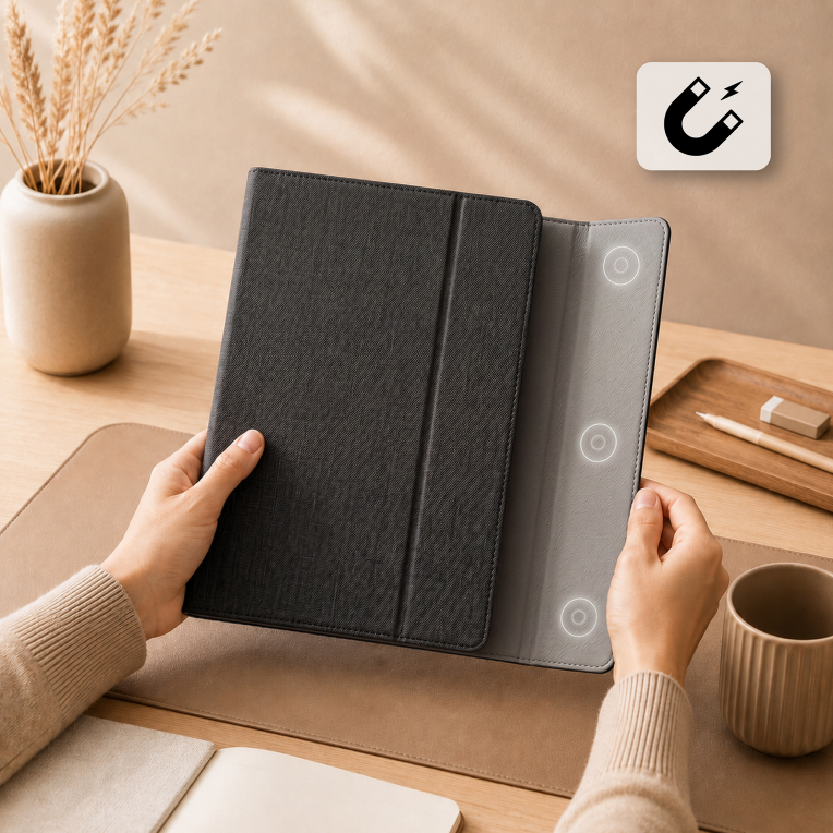 FUNDA TABLET SUBBLIM CLEVER STAND TABLET CASE 10,1" BLACK - detalle