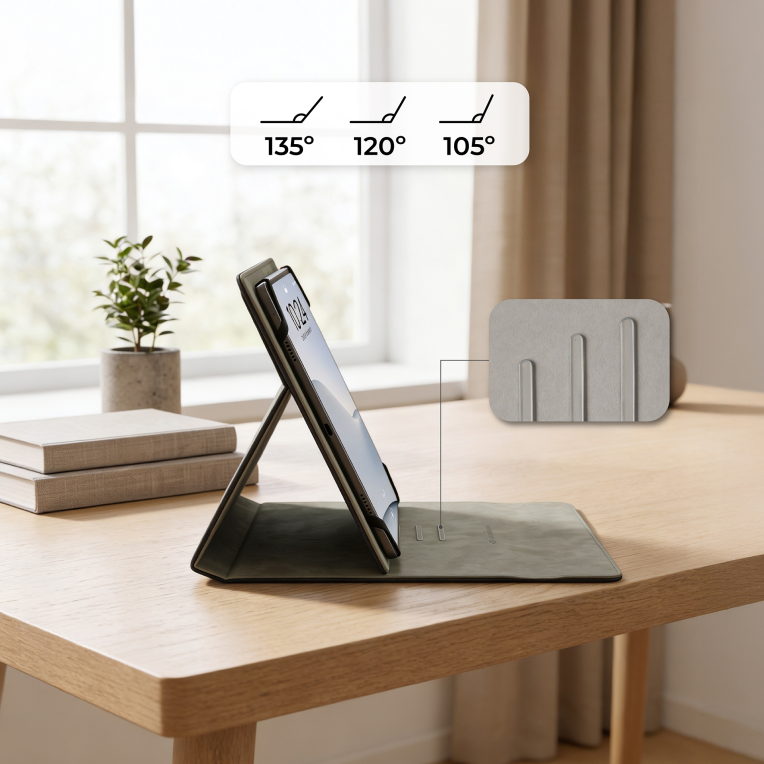 FUNDA TABLET SUBBLIM CLEVER STAND TABLET CASE 10,1" BLACK - detalle