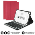 SUBBLIM Funda con Teclado KEYTAB PRO BLUETOOTH 10.1" Red