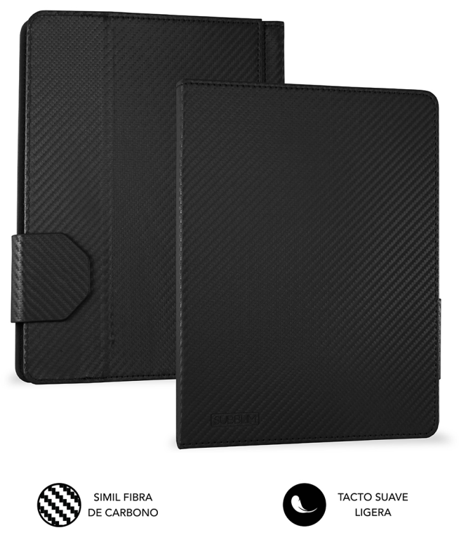 FUNDA TABLET SUBBLIM KEYTAB PRO USB 10,1" BLACK - detalle