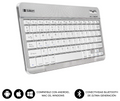 SUBBLIM Teclado Bluetooth Smart BT Keyboard Silver