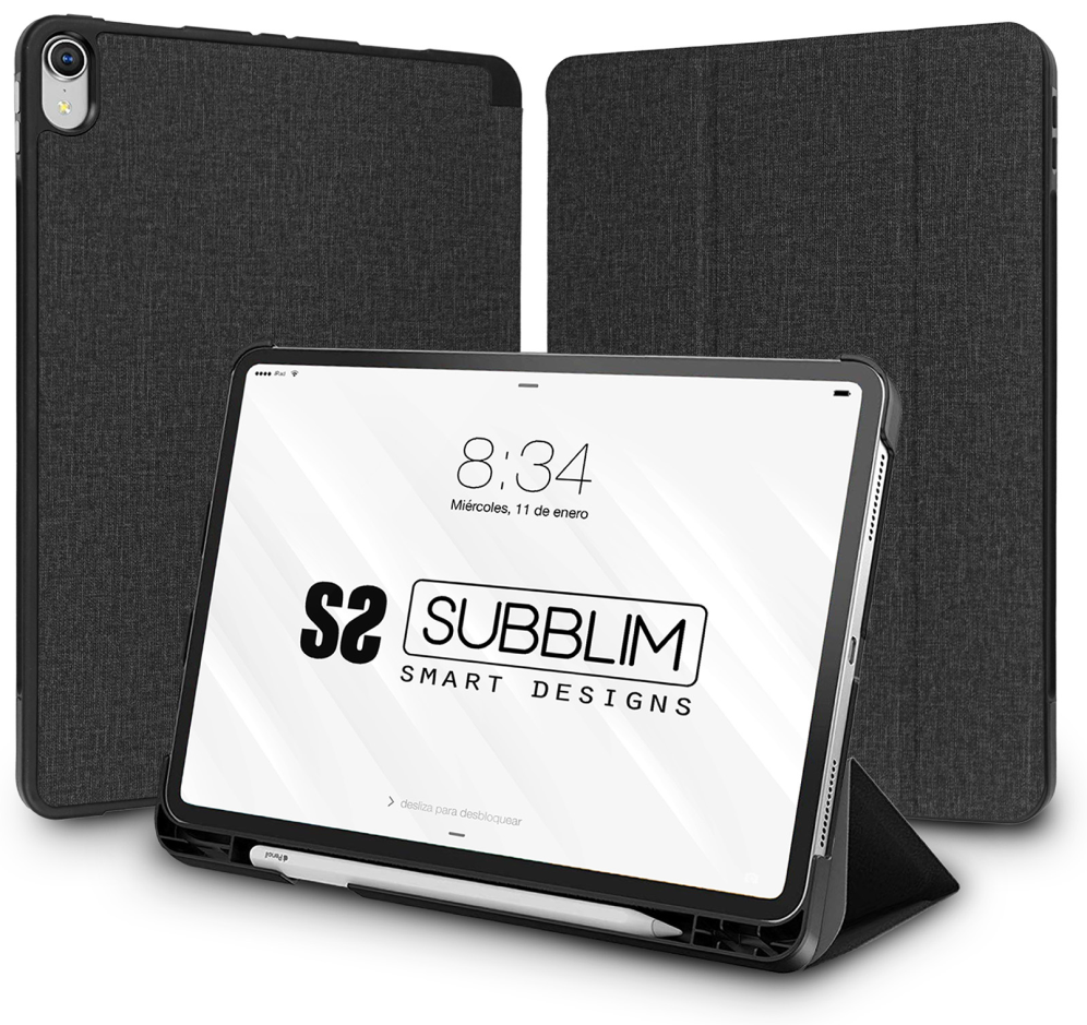 FUNDA TABLET SUBBLIM SHOCK CASE IPAD 10,9" 10A GEN BLACK