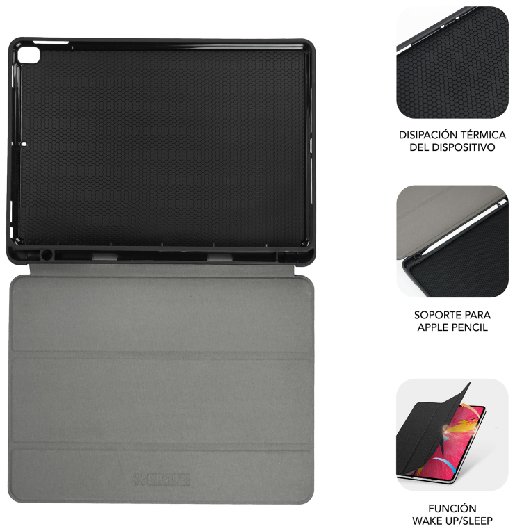 FUNDA TABLET SUBBLIM SHOCK CASE IPAD 10,9" 10A GEN BLACK - detalle