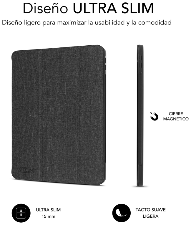 FUNDA TABLET SUBBLIM SHOCK CASE IPAD 10,9" 10A GEN BLACK - detalle