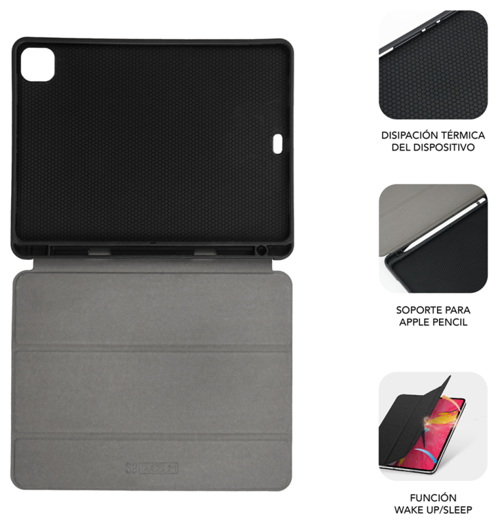 FUNDA TABLET SUBBLIM SHOCK CASE IPAD PRO 11" 2021/20/18 BLACK - detalle