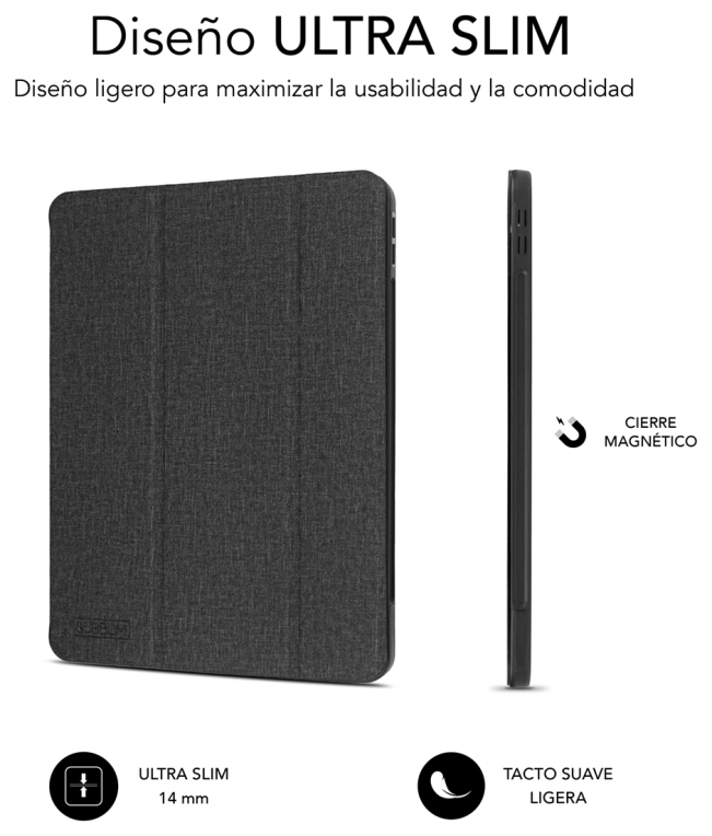 FUNDA TABLET SUBBLIM SHOCK CASE IPAD PRO 11" 2021/20/18 BLACK - detalle
