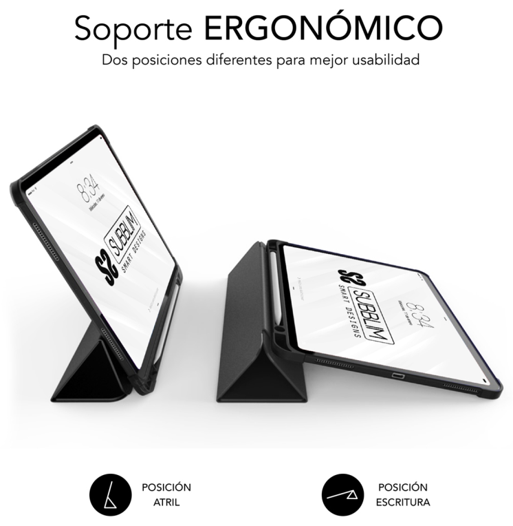 FUNDA TABLET SUBBLIM SHOCK CASE IPAD PRO 11" 2021/20/18 BLACK - detalle