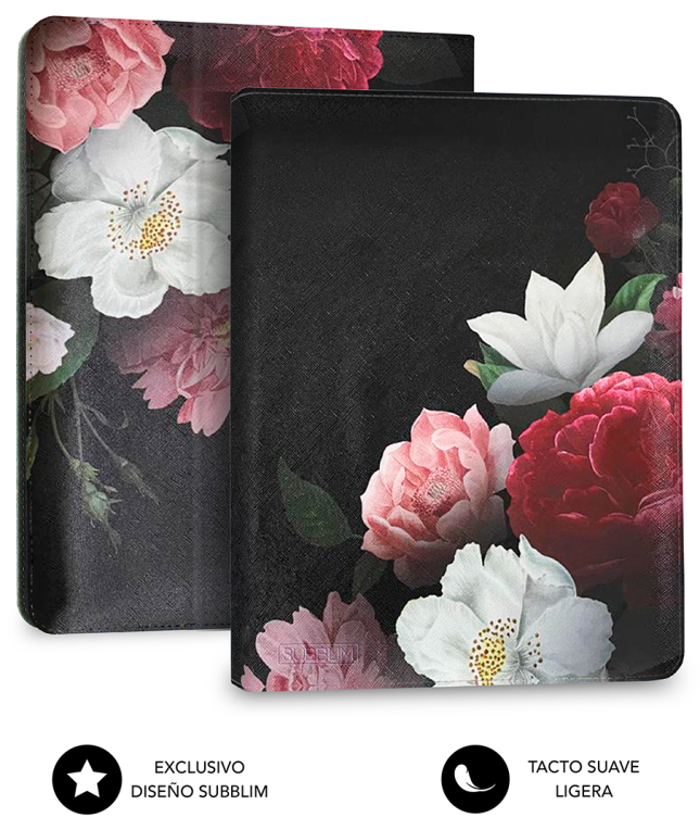 FUNDA TABLET SUBBLIM TRENDY CASE ROSAS 11" - detalle