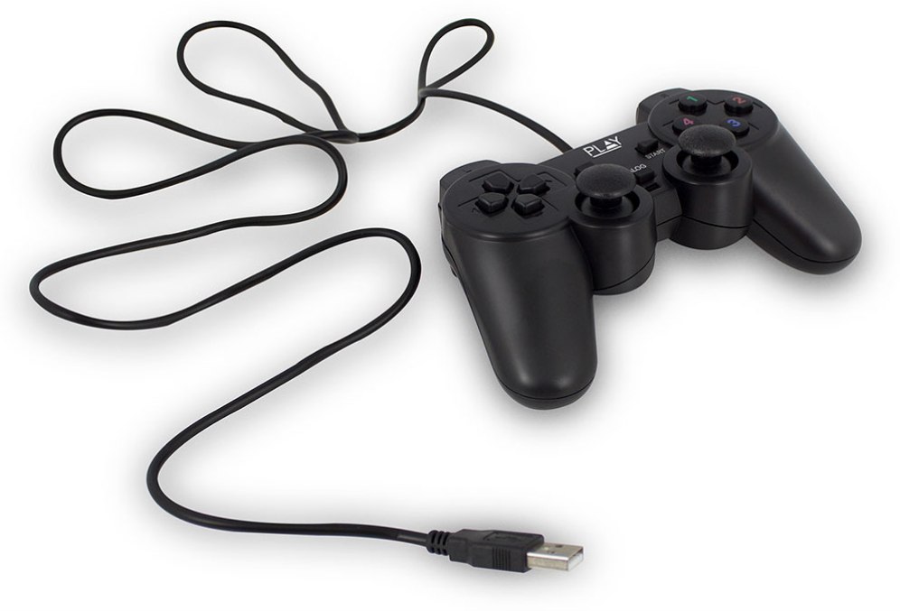 GAMEPAD EWENT PC - CONSOLA CABLE USB 1,5M - detalle