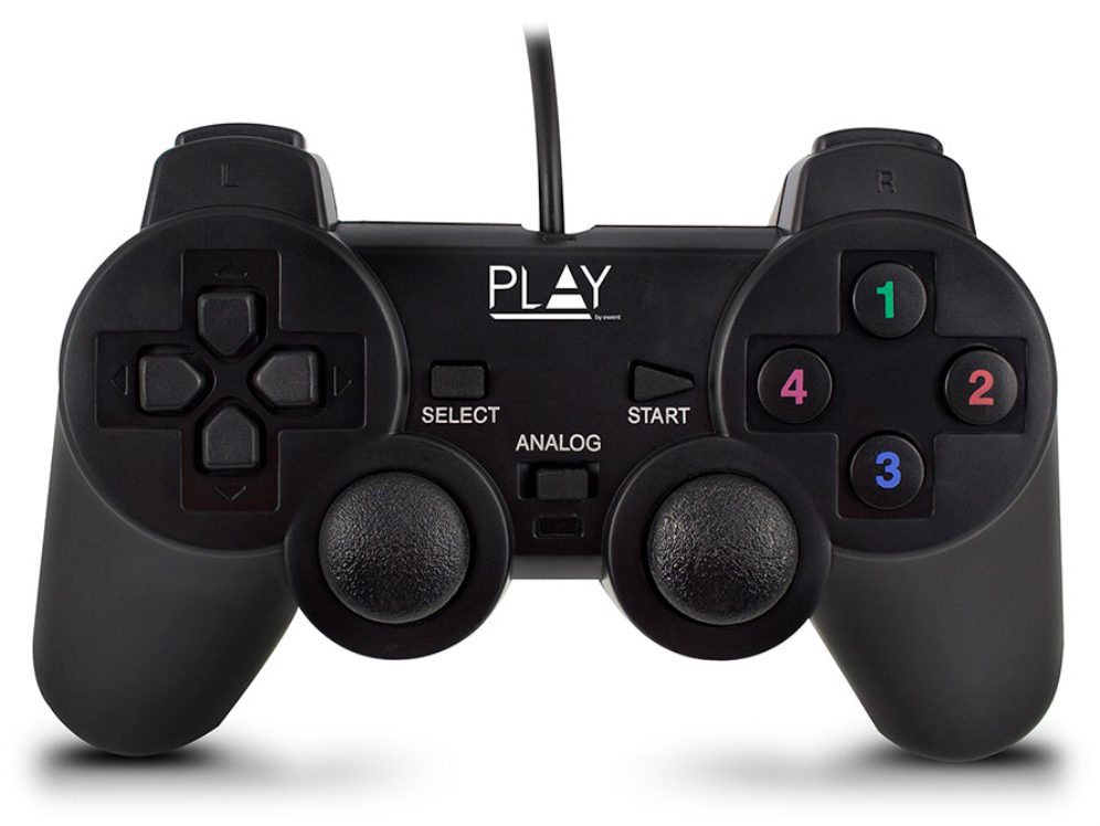 GAMEPAD EWENT PC - CONSOLA CABLE USB 1,5M