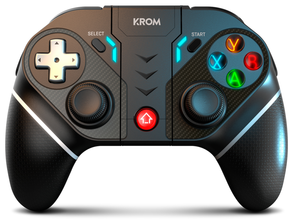 Krom KEXAL Negro. Rojo. Blanco Bluetooth/USB Gamepad Analógico/Digital Android. Nintendo Switch. PC. iOS