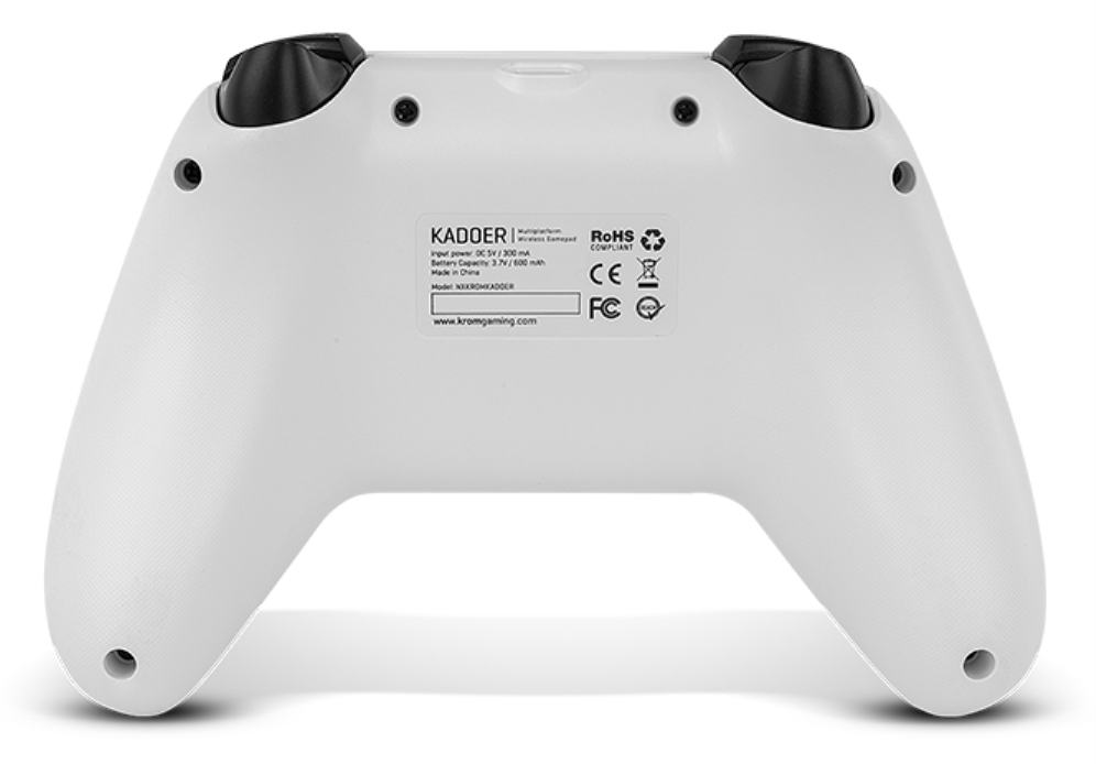 GAMEPAD KROM KADOER INALAMBRICO MULTIPLATAFORMA BLANCO 5.0 - detalle