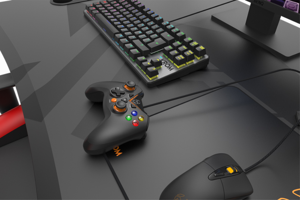 GAMEPAD KROM KEY NEGRO USB - detalle