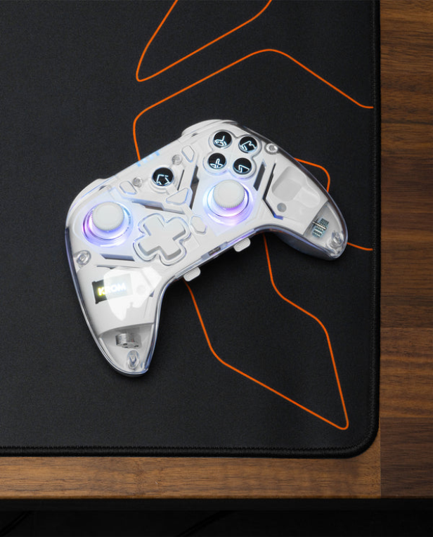 GAMEPAD KROM KRYSTAL INALAMBRICO RGB BT 5.0 - detalle