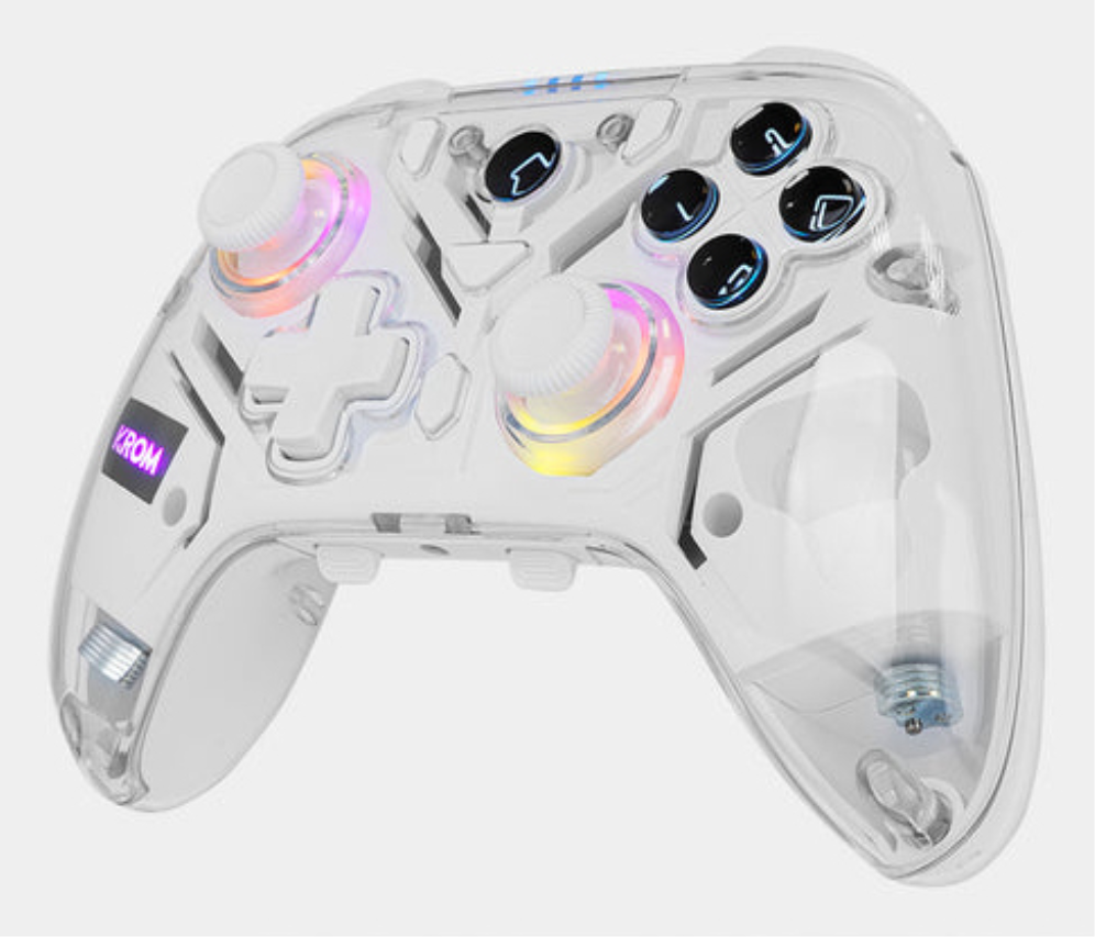 GAMEPAD KROM KRYSTAL INALAMBRICO RGB BT 5.0 - detalle