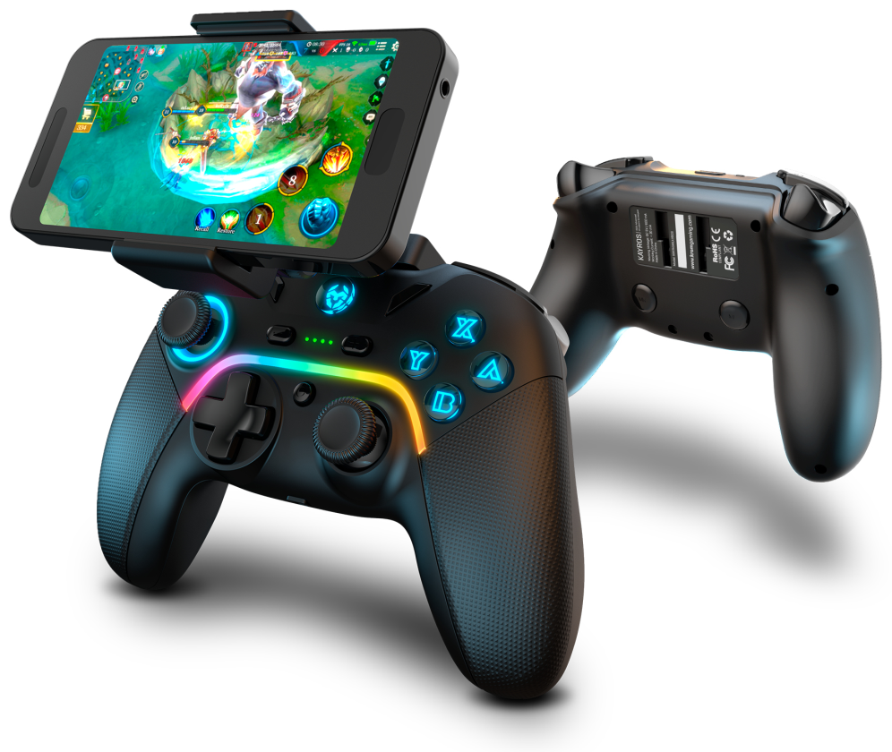 GAMEPAD RGB KROM KAYROS PC/SWITCH/ANDROID - detalle