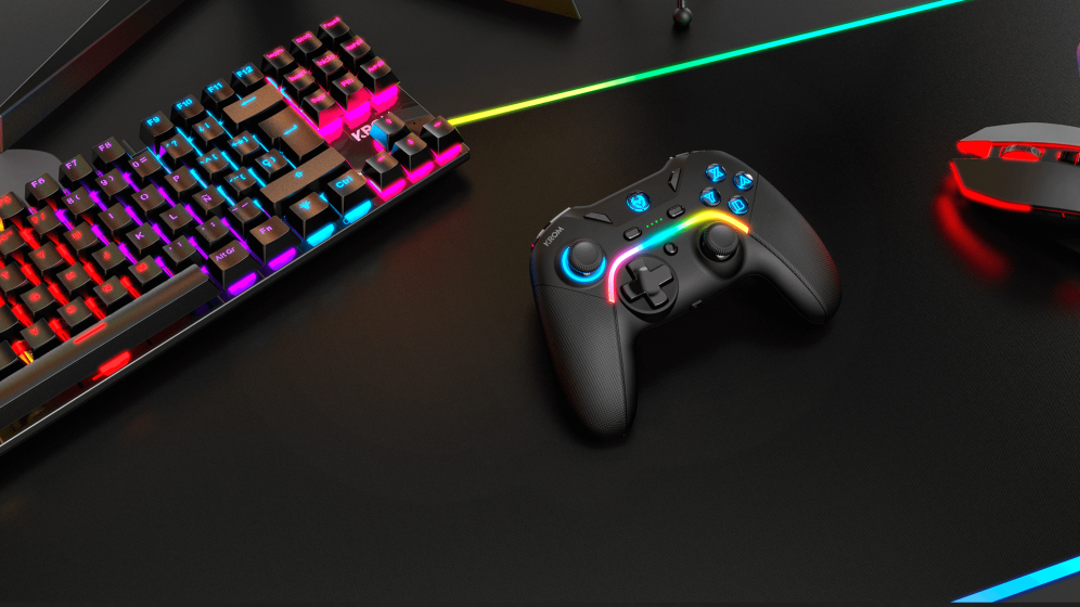 GAMEPAD RGB KROM KAYROS PC/SWITCH/ANDROID - detalle