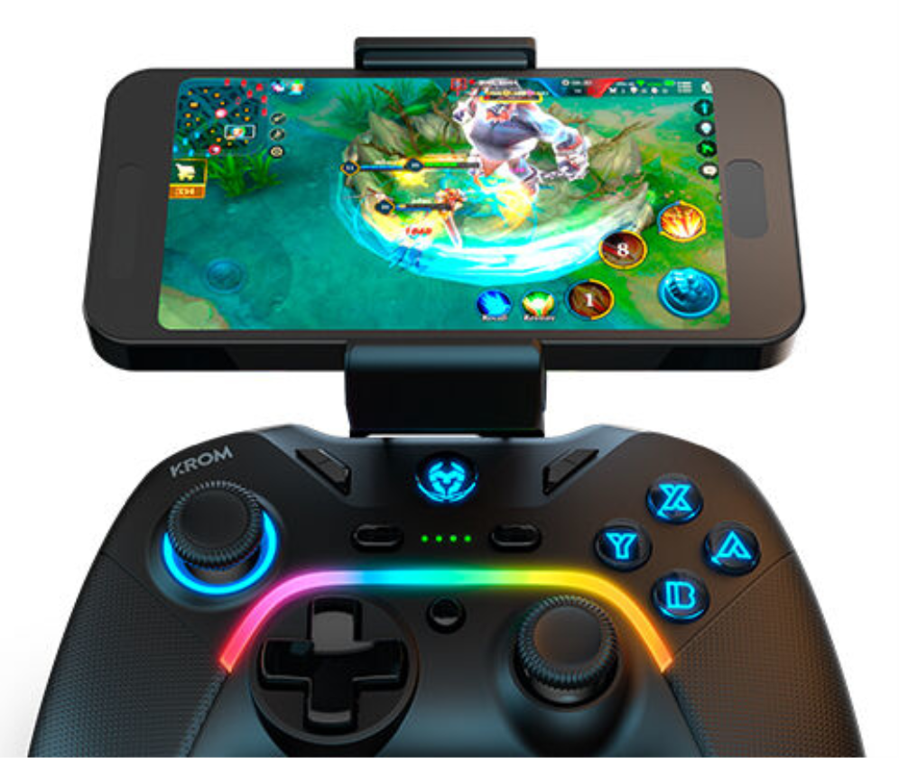 GAMEPAD RGB KROM KAYROS PC/SWITCH/ANDROID - detalle