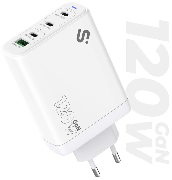 GAN 120W CHARGER USB C+C+C+A