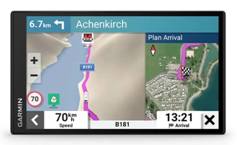 Garmin Camper 795 navegador Fijo 17.8 cm (7") TFT Pantalla táctil 239.6 g Negro