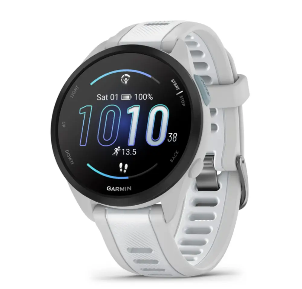 Garmin Forerunner 165 3.05 cm (1.2") AMOLED 43 mm Digital 390 x 390 Pixeles Pantalla táctil Gris GPS (satélite)
