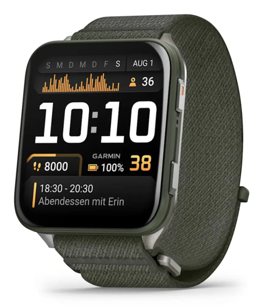 Garmin Venu X1 5.08 cm (2") AMOLED Digital 448 x 486 Pixeles Pantalla táctil Gris Wifi GPS (satélite)