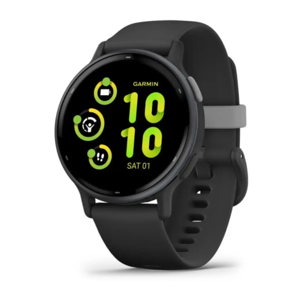 Garmin Vivoactive 5 3.05 cm (1.2") AMOLED 42 mm Digital 390 x 390 Pixeles Pantalla táctil Negro Wifi GPS (satélite)
