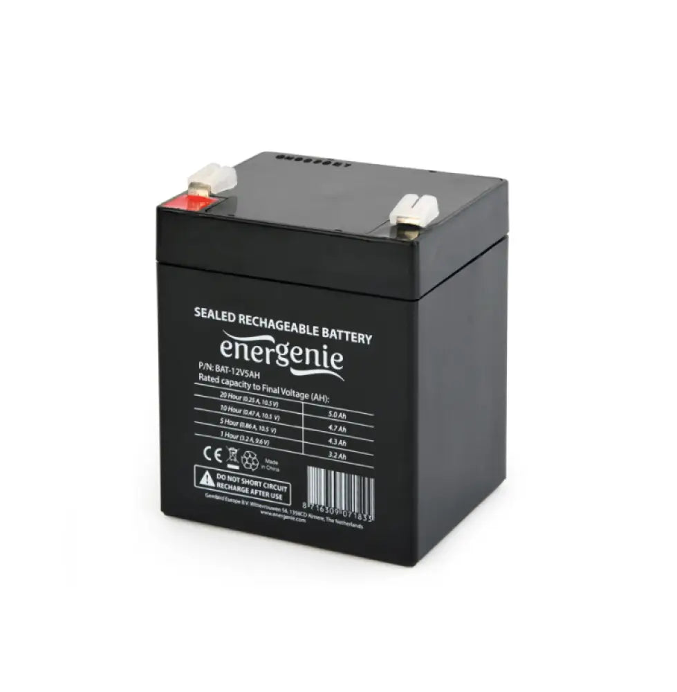 Gembird 12V. 5Ah Sealed Lead Acid (VRLA)