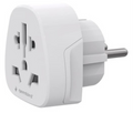 Gembird A-AC-EUMINTF adaptador de enchufe eléctrico Tipo C (Europlug) Universal Blanco
