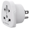 Gembird A-AC-USMINTF adaptador de enchufe eléctrico Tipo B Universal Blanco