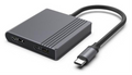 Gembird A-CM-HDMIFDPF-01 hub de interfaz USB Tipo C Gris