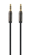 Gembird Cable CCAP-444-0.75M (Mini Jack M - Mini Jack M; 0.75m; black color) cable de audio 3.5mm Negro