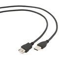 Cable USB 2.0 Gembird tipo A macho a hembra para impresora o escáner, 1,8 metros, con conector de alta calidad