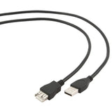 Cable USB 2.0 Gembird tipo A macho a hembra para impresora o escáner, 1,8 metros, con conector de alta calidad