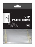 Gembird CAT6A Patchkabel Ungeschirmt 0.25m - PP6U-CU-0.25m cable de red
