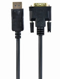 Gembird CC-DPM-DVIM-6 adaptador de cable de vídeo 1.8 m DisplayPort DVI Negro