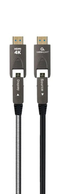 Gembird CCAP-HDMIDD-AOC-10M cable HDMI HDMI Type-A/HDMI Type-D Negro