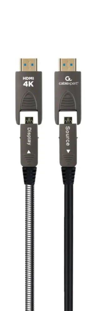 Gembird CCAP-HDMIDD-AOC-10M cable HDMI HDMI Type-A/HDMI Type-D Negro