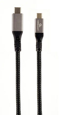 Gembird CCBP-USB3-CMCM100-1.5M cable USB USB 3.2 Gen 2 (3.1 Gen 2) 1.5 m USB C Negro. Plata