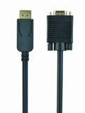 Gembird CCP-DPM-VGAM-6 adaptador de cable de vídeo 1.8 m VGA (D-Sub) DisplayPort Negro