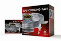 Gembird CPU-HURACAN-X40 sistema de refrigeración para ordenador Procesador Refrigerador de aire 9 cm Transparente