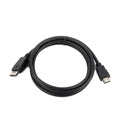 Cable adaptador DisplayPort a HDMI Gembird, 1.8 m, negro, para conectar dispositivos con puertos HDMI y DisplayPort.