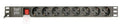 Gembird EG-PDU-014 unidad de distribución de energía (PDU) 8 salidas AC 1U Negro