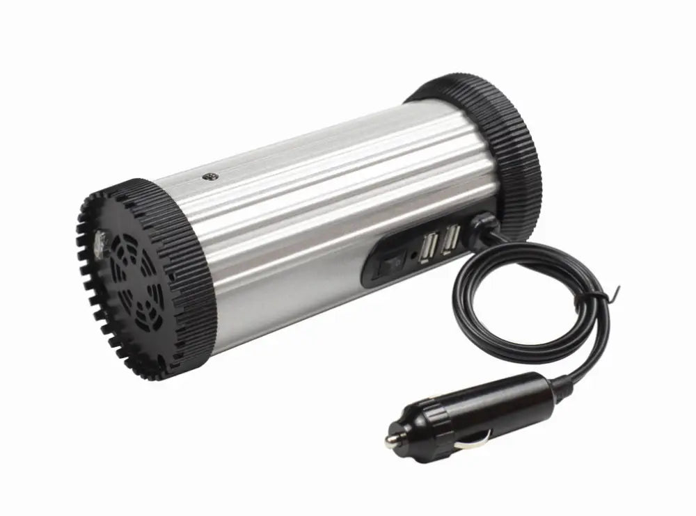 Gembird EG-PWC150-01 adaptador e inversor de corriente Auto 150 W Negro. Gris