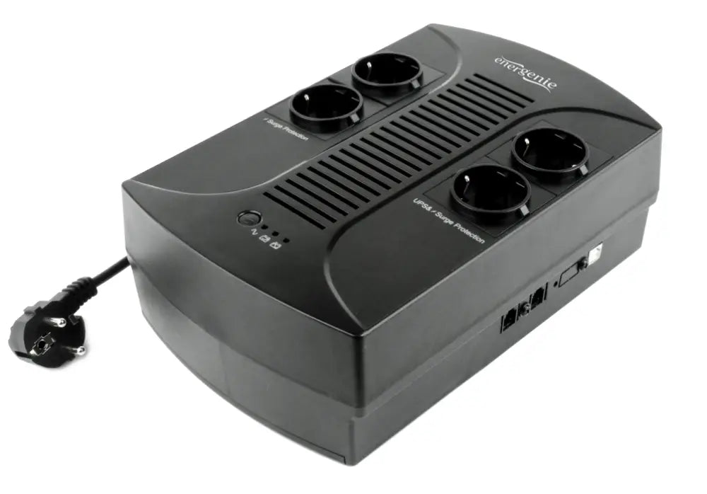 Gembird EG-UPS-001 sistema de alimentación ininterrumpida (UPS) 0.65 kVA 390 W 4 salidas AC